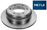 2X Bremsscheibe Meyle 6155236033 2 Bremsscheiben Hinterachse Hinten