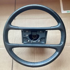 Used Oem 1989 Porsche 928 Steering Wheel 4-spoke Black Leather 92834708402
