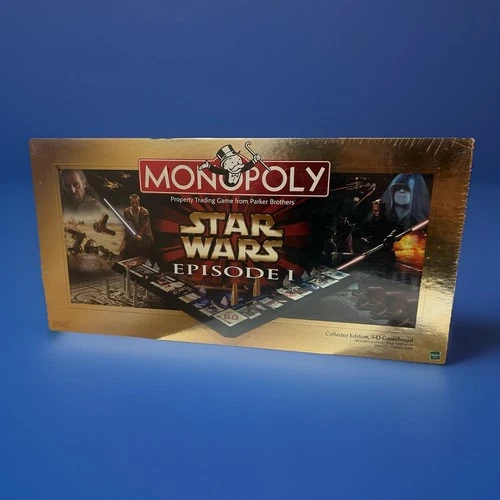 NEW SEALED Star Wars Episode 1 Monopoly Game Collectors Edition 1999 Vintage NIB