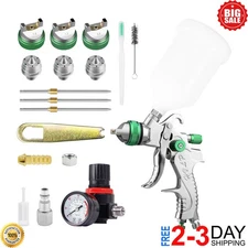 PROFESSIONAL Automotive HVLP Paint Gun for Homes Cars 1.4mm Nozzle