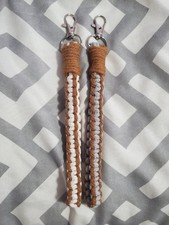 Set Of 2 Macrame Keychains Men Or Women 