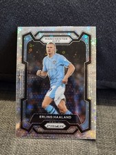 Erling Haaland 2023-24 Panini Prizm Premier League Breakaway Prizm Silver Disco