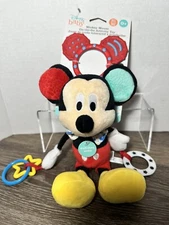 Disney Baby Mickey Mouse ON THE GO ACTIVITY TOY Crib, Stroller ~New With Tag~