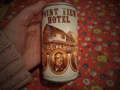 POINT VIEW HOTEL 12 OZ ROUND EDGE STEEL BEER CAN PITTSBURGH BREW PITTSBURGH, PA