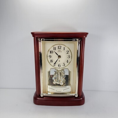 スワロフスキーセイコークロックSEIKO CLOCK EMBLEM Seiko Emblem Grace Elite Melodies in Motion AHS446WRH