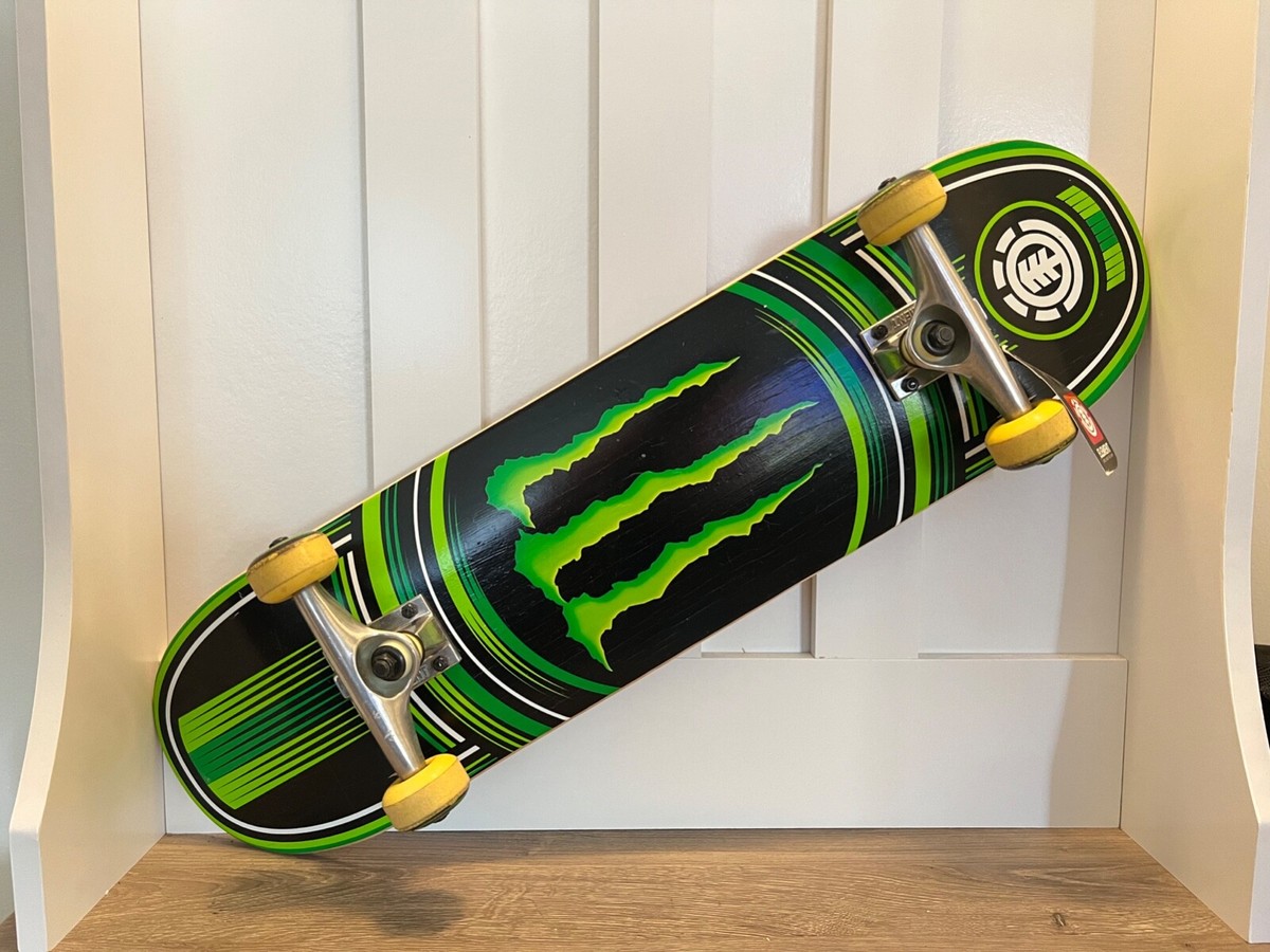 MONSTER ENERGY ELEMENT SKATEBOARD DECK VERY RARE WITH TAGS
