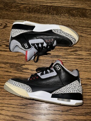 Nike Air Jordan 3 Retro Black Cement 2017 Size 9.5 854262-001 OG