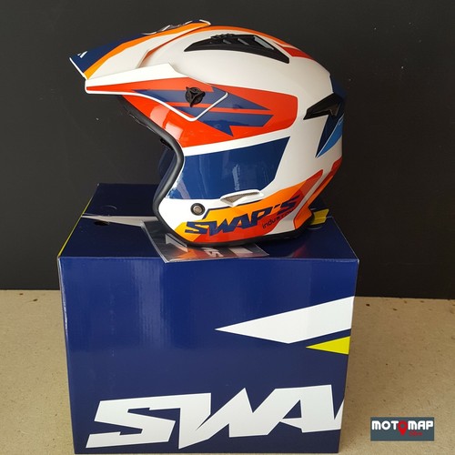 Casco Moto Trial Jet Air Visierino Swap's Swaps Swap S 769 Tropper Trooper  M | eBay