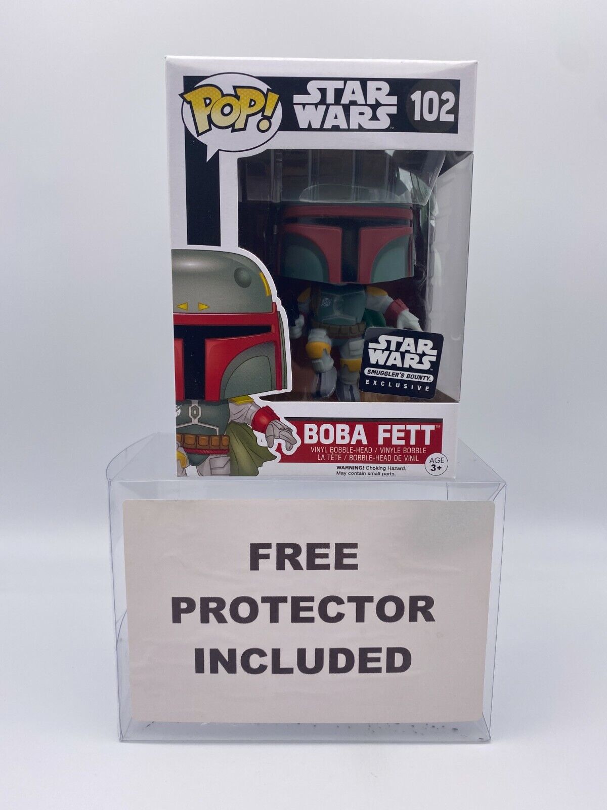 Funko Pop Star Wars Boba Fett #102 Star Wars Smuggler's Bounty Exclusive  Figure