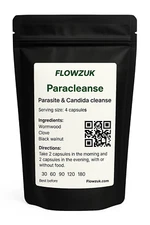 Paracleanse Parasite & Candida cleanse for Humans Black walnut, wormwood, cloves
