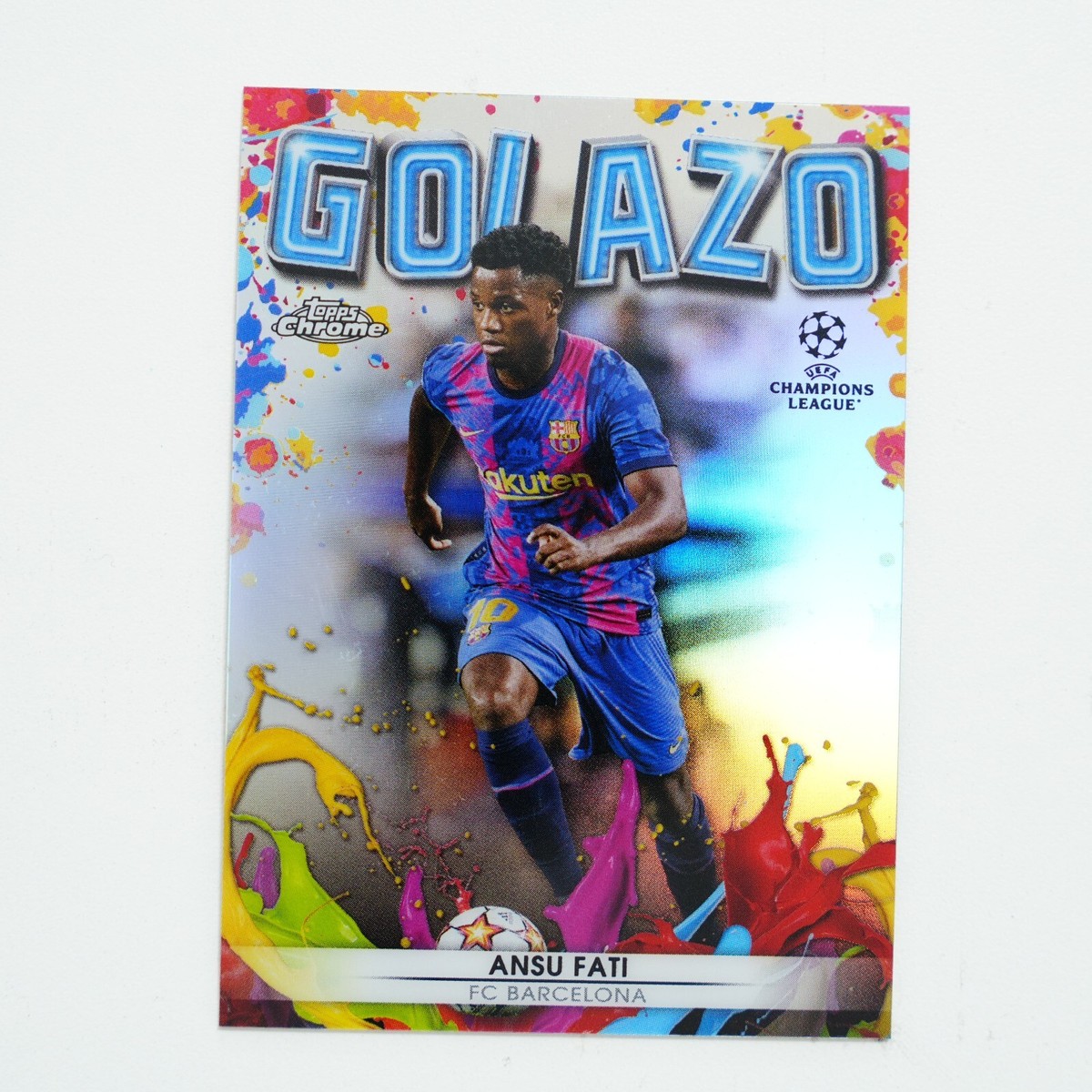 2021-22 TOPPS CHROME UEFA CHAMPIONS LEAGUE GOLAZO #9