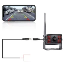 Wireless Backup Camera WIFI APP Joytrip 18 IR LED For Rv iOS & Android Cellphone