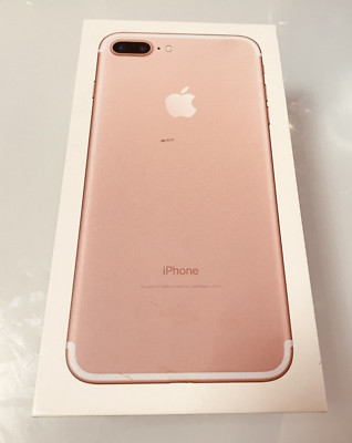 EMPTY BOX ONLY (NO PHONE) Apple iPhone 7 Plus 32 GB ROSE GOLD