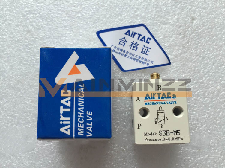 1Pcs New AirTAC S3BM5 S3B-M5 mechanical valve