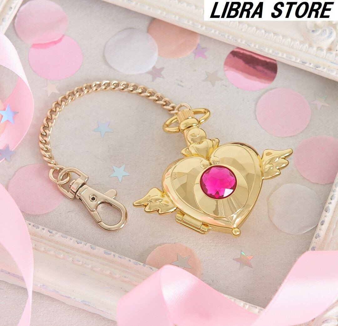 Sailor Moon Let's Party Kuji Crisis Moom Compacto Reloj de Bolsillo Exprés Japón