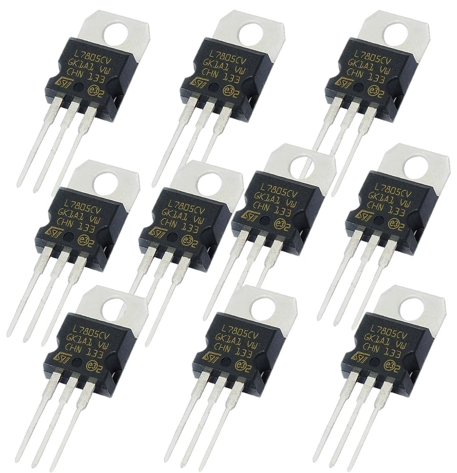 10pcs LM317T LM317 Adjustable Linear Voltage Regulator IC 1.2V to 37V 1.5A - Image 3 of 4
