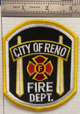 CITY OF RENO FIRE DEPT. Collectable patch / Fire Public Safety