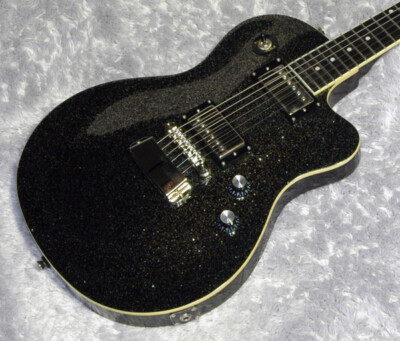 Hagstrom D2H オリジナルギグバック付 Electric Guitar Hagstrom D2H / Deluxe 2H Black Sparkle with