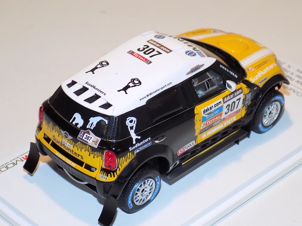 1/43 True Scale Models TSM Mini Countryman 2013 Dakar Rally 3rd Place  TSM144344 - Image 2 of 3