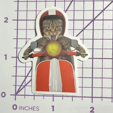 JDM Cat Hot Rod Racing- Vinyl Decal Sticker Bomb Cat JDM Speed Motorcycle Humor