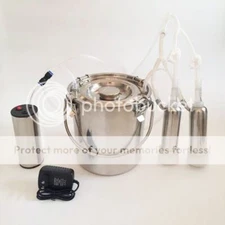 KAY 5L Portable Electric Breast Pump 2pcs Stainless Steel Nipple Covers For Cow