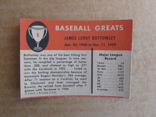 1961 FLEER BASEBALL CARD SINGLES COMPLETE YOUR SET PICK CHOOSE UPDATED 8/19 - 第 19/287 張圖片