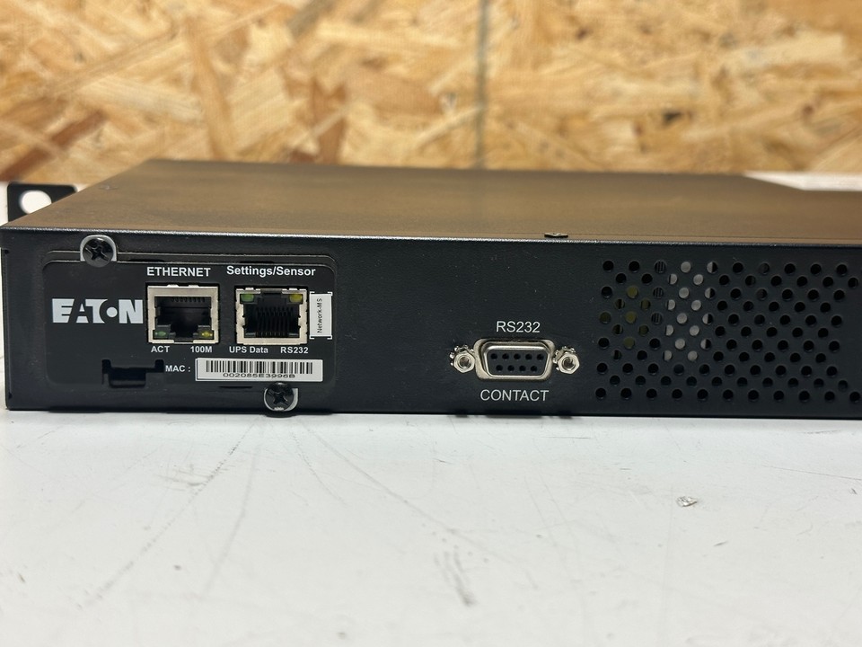 Eaton EATS120 ATS Rack Mount PDU Auto Transfer Switch 1U 10-Slot 16A ...