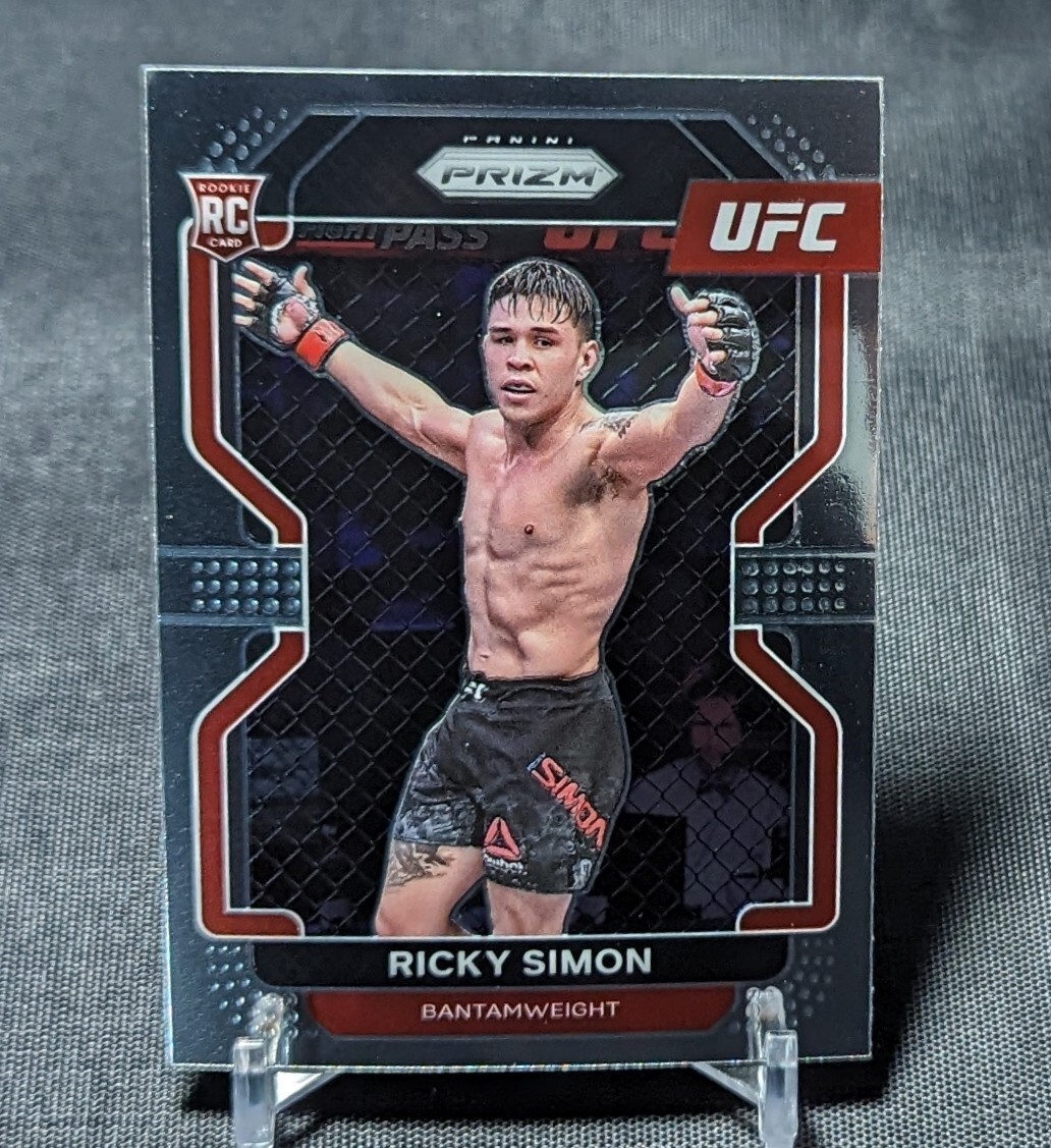 Ricky Simon Rookie RC 2022 Panini Prizm UFC Card #112