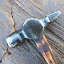 CRISP 12OZ CROSS PEIN JEWELER ARTISAN TINSMITH HAMMER LEATHER BLACKSMITH ANVIL