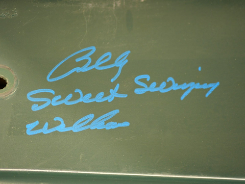 BILLY WILLIAMS SIGNED MLB AUTHENTIC SEAT BACK W/ 5 INSCRIPTIONS - JSA COA - Picture 3 of 7