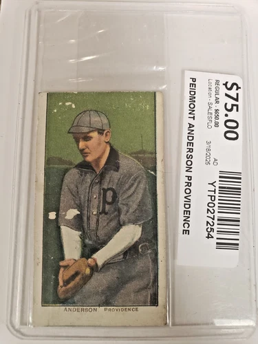 1909-11 T206 BASEBALL #10 JOHN ANDERSON POLAR BEAR