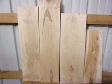 4 PC HARD MAPLE LUMBER WOOD KILN DRIED BOARDS LOT 2350V FLAT