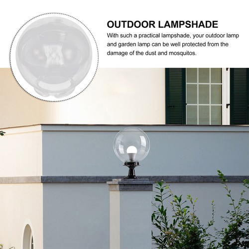 Globe Lamp Shade Delicate Lampshade Plastic Light Cover for Courtyard UK - Picture 12 of 12