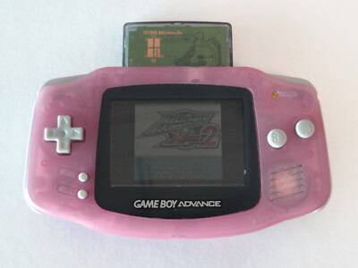 GBA Fuchsia Pink Nintendo Game Boy Advance AGB-001 Tested