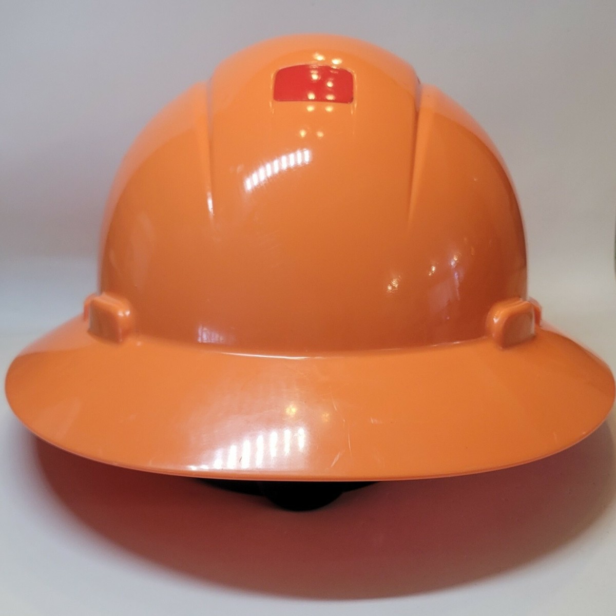 3M Orange Z89 Full Brim Pro Ratchet Hard Hat Vented Construction