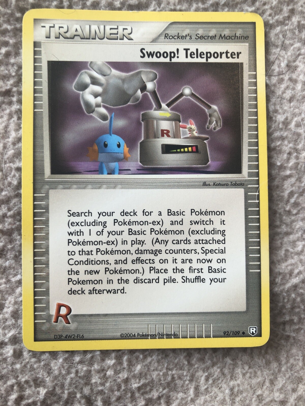 Swoop! Teleporter - #92/102- Pokemon Ex Team Rocket Returns - Holo - Mint