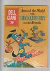 Around the World with Huckleberry #44 G+ 1961 Dell Giant