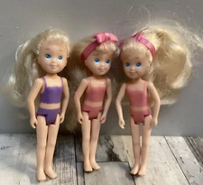 Quints Cousin Dolls 3 figures Tyco 1990 Vintage dolls