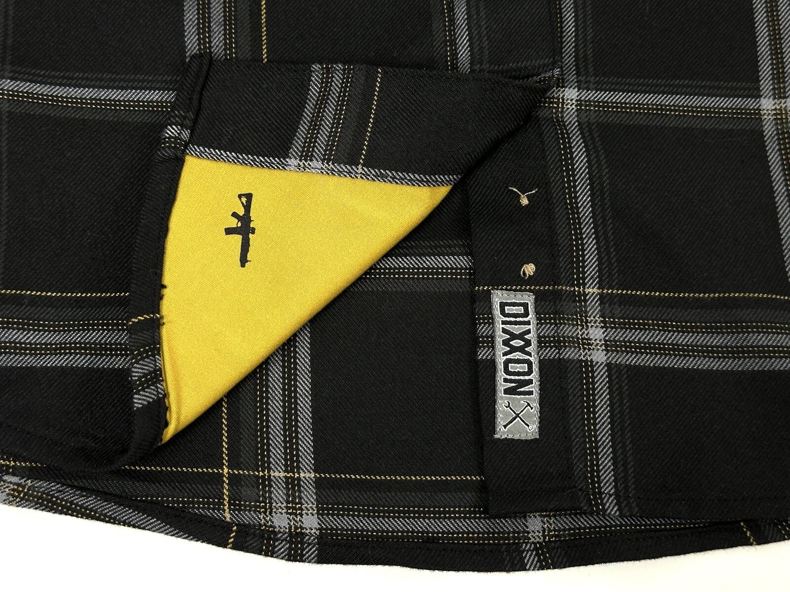 Dixxon Women’s Shirt Large Flannel Black Gray The Fireside Black Rifle Coffee Co image 5