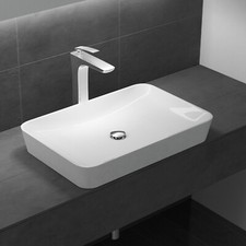 Durovin Wash Basin Sink Stone Resin Countertop Rectangle Large Color 600mm