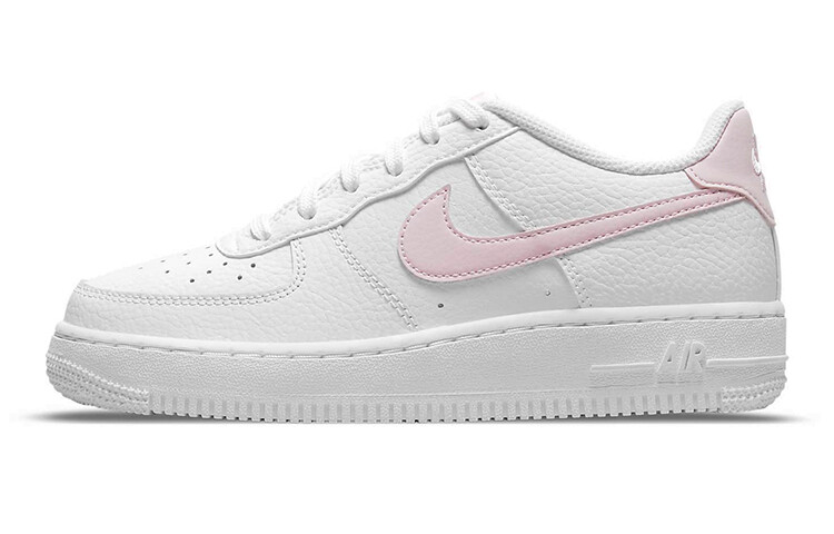 Кроссовки Nike Air Force 1 на низкой бело-розовой подошве - CT3839-103