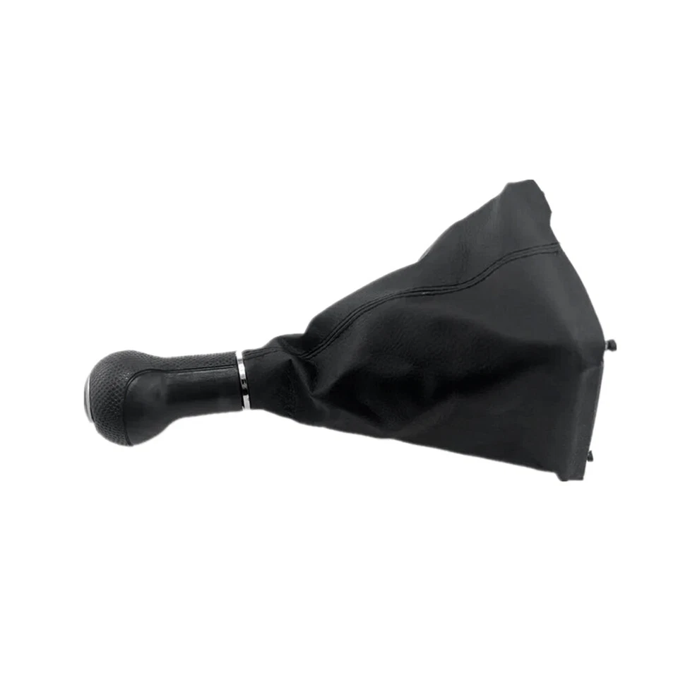 For VW Volkswagen Jetta 2002-2012 Black 5 Speed Gear Shift Knob With Boot Manual - Image 2 of 4