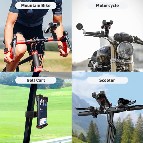 Universal Golf Cart Phone Mount for iPhone, Galaxy, Pixel - EZGO, Club Car, Yama - 第 6/12 張圖片
