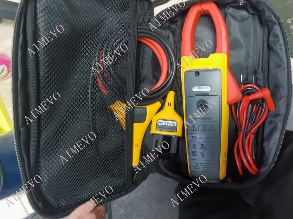 FLUKE 376 True RMS AC/DC Clamp Meter with Iflex Cable, Leads and case ...
