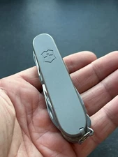 Custom NEW Victorinox Climber  with TITANIUM Scales 91mm Amazing!