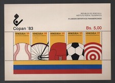 Venezuela: 1983; Scott 1297-1302 en hojas completas de 10 + S.S 1303 como nuevo VZ2797
