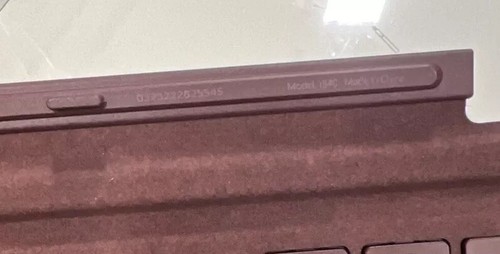 Microsoft Surface Go Signature Alcantara Type Cover, Burgundy KCS-00041 NEW - Picture 5 of 5