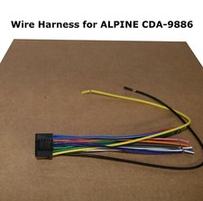 New Wire Harness for ALPINE CDA-9886 CDA9886 FREE FAST SHIPPING