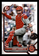 2022 1st Bowman Draft Jimmy Crooks III  St. Louis Cardinals #BD-178 Mint