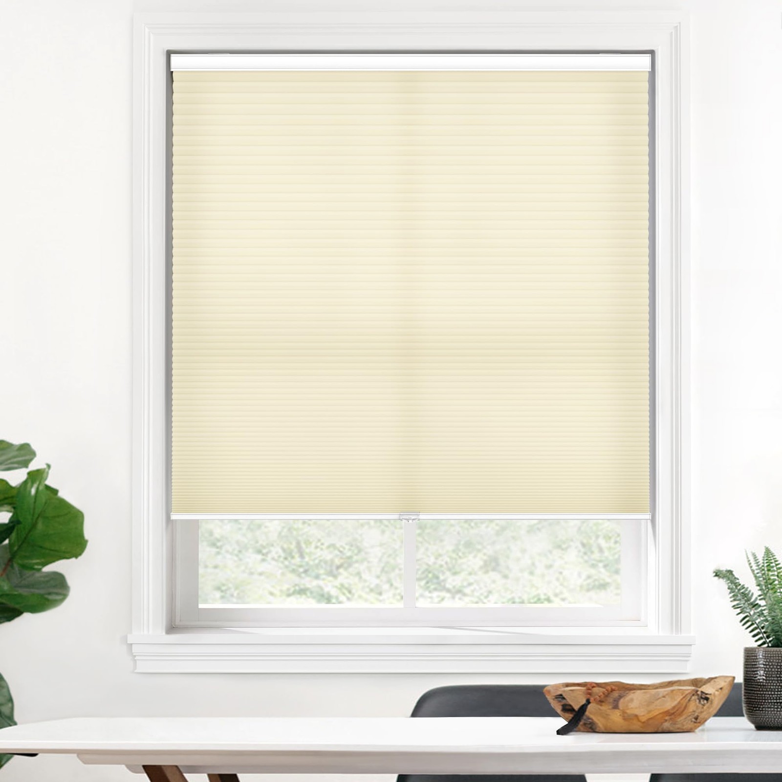 , Light Filtering Honeycomb Shades With 1.5 Inch Cell...
